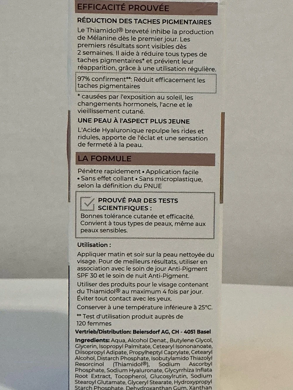 Eucerin Anti-Pigment Dual Serum Thiamidol Hyaluronic Acid 30ml European